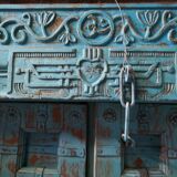 Porte indienne du XIX ème