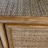 Bamboo and rattan buffet