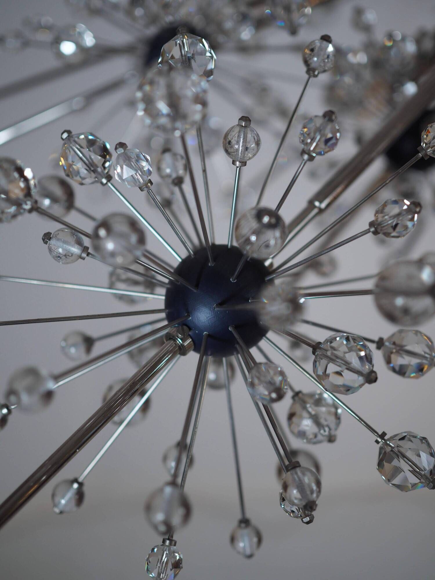 Chandelier "Metropolitan" Met Starburst by Grand J. & L. Lobmeyr, an extremely rare piece.