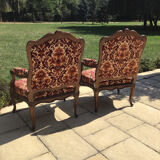 Pair of 19th century armchairs