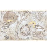 Painted canvas depicting toucans. Contemporary work.