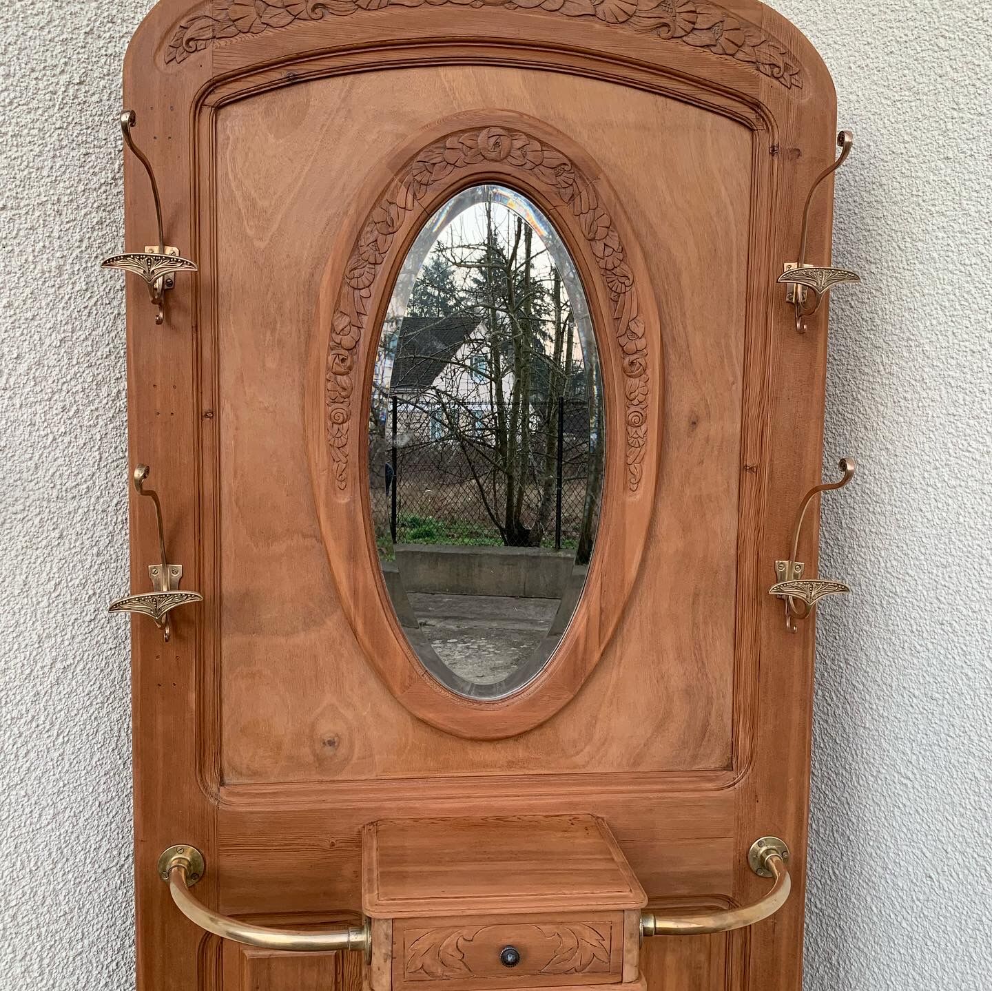 Vestiaire Art déco Noyer 1920