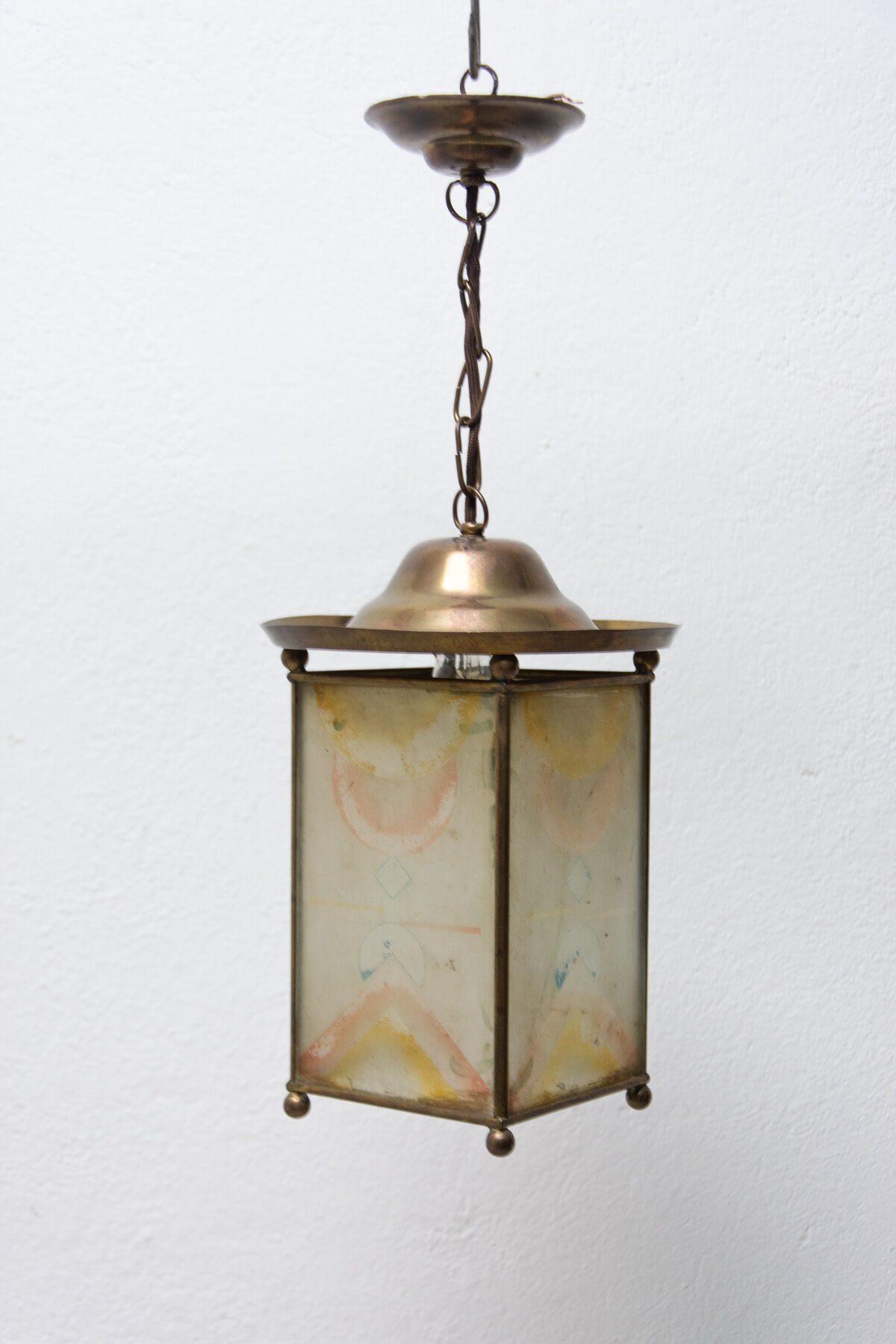 Art nouveau lantern, circa 1915, austria hungary