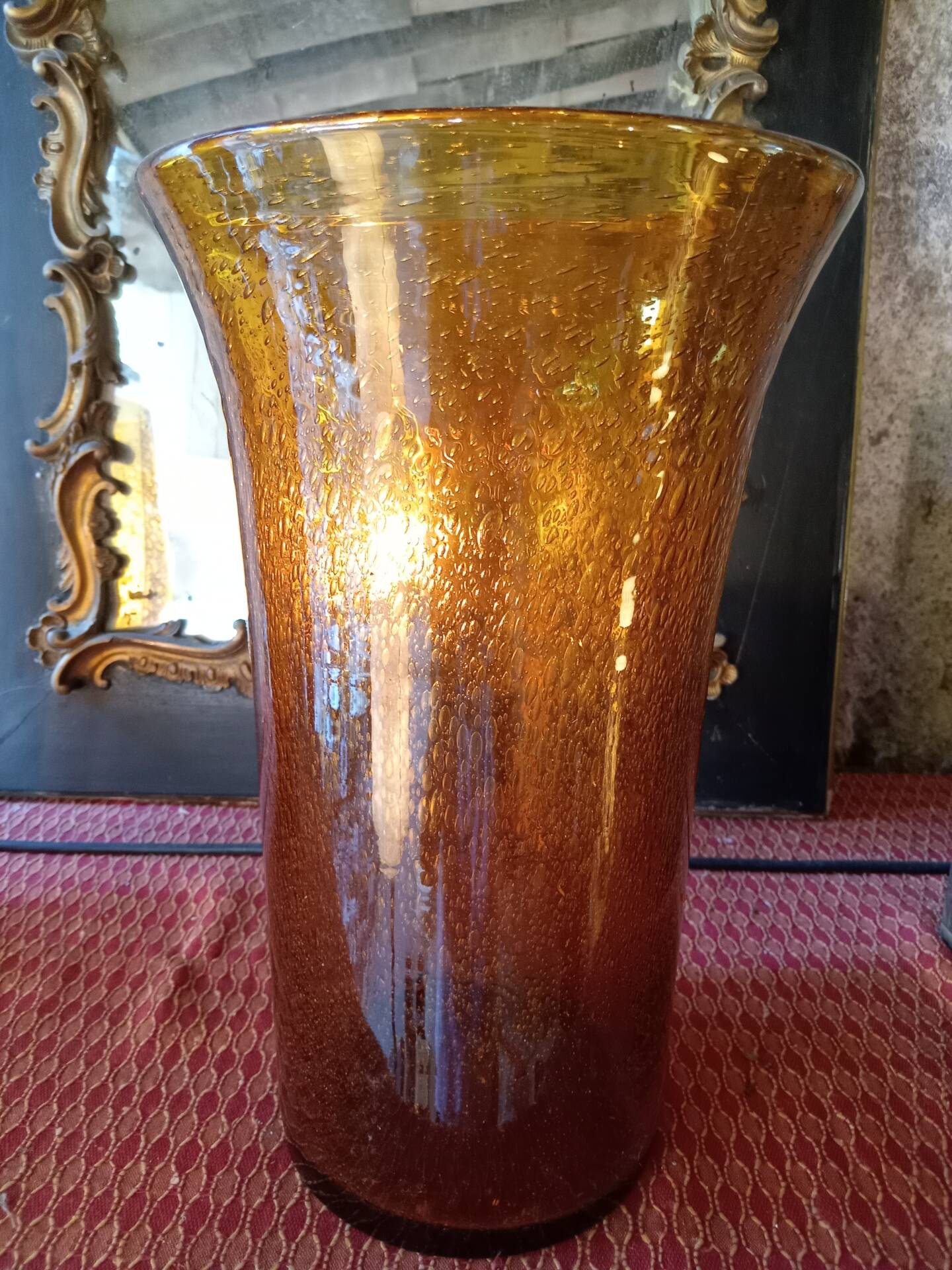 Amber Biot vase