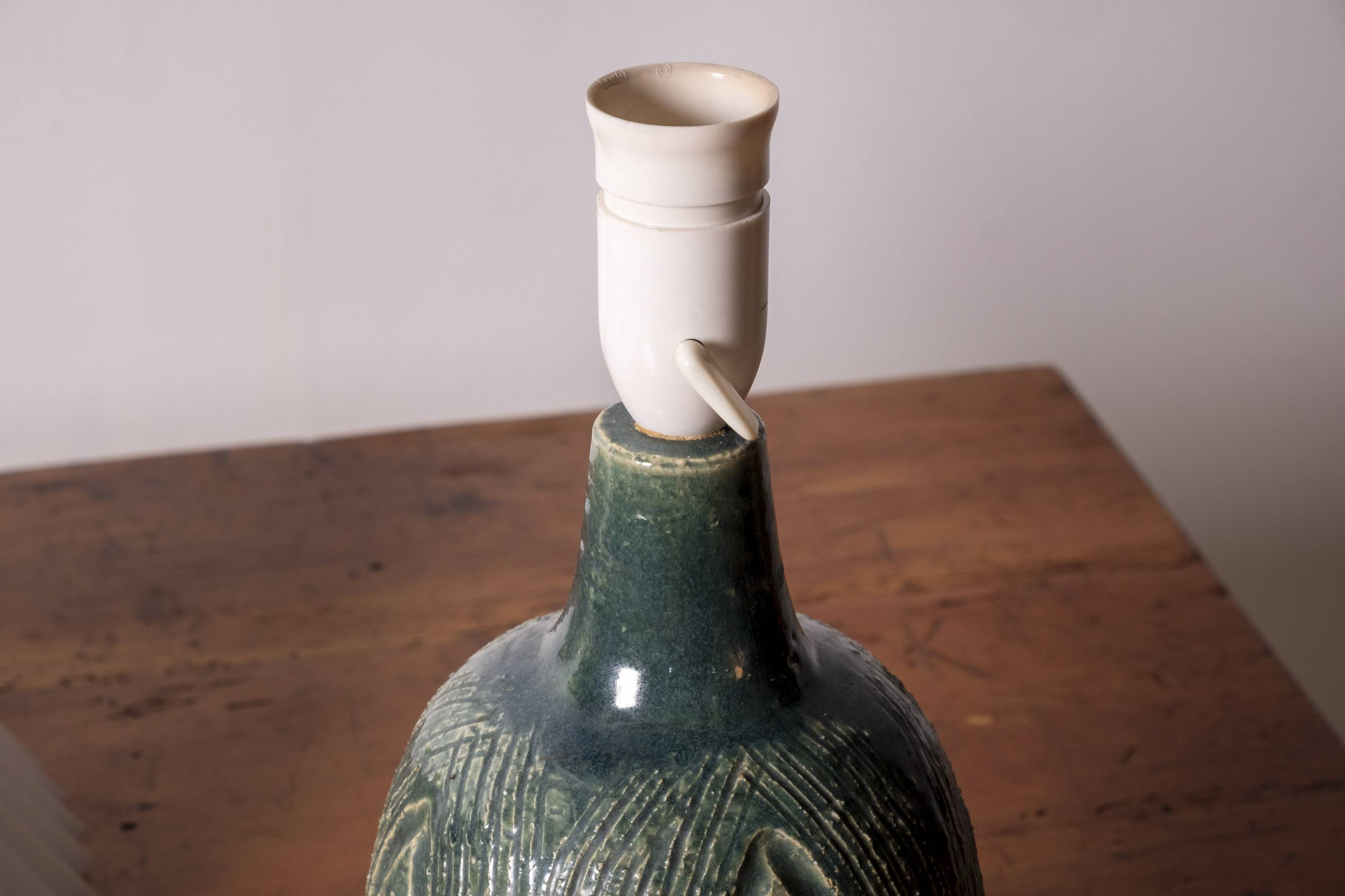 Rare lampe de table de Sejer Keramik, Danemark des années 1960