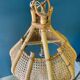 Suspension en cannage vintage