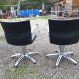 Pair of vintage hairdresser chairs