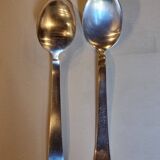 Ménagère art déco Scandinave 1920 en métal argenté monogrammé "O"