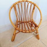 Children's rattan armchair