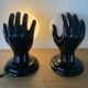 Pair of Ceramic Wall Lights or Lamps in the Shape of a Hand