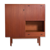 Vintage high sideboard, modernist style, L116cm