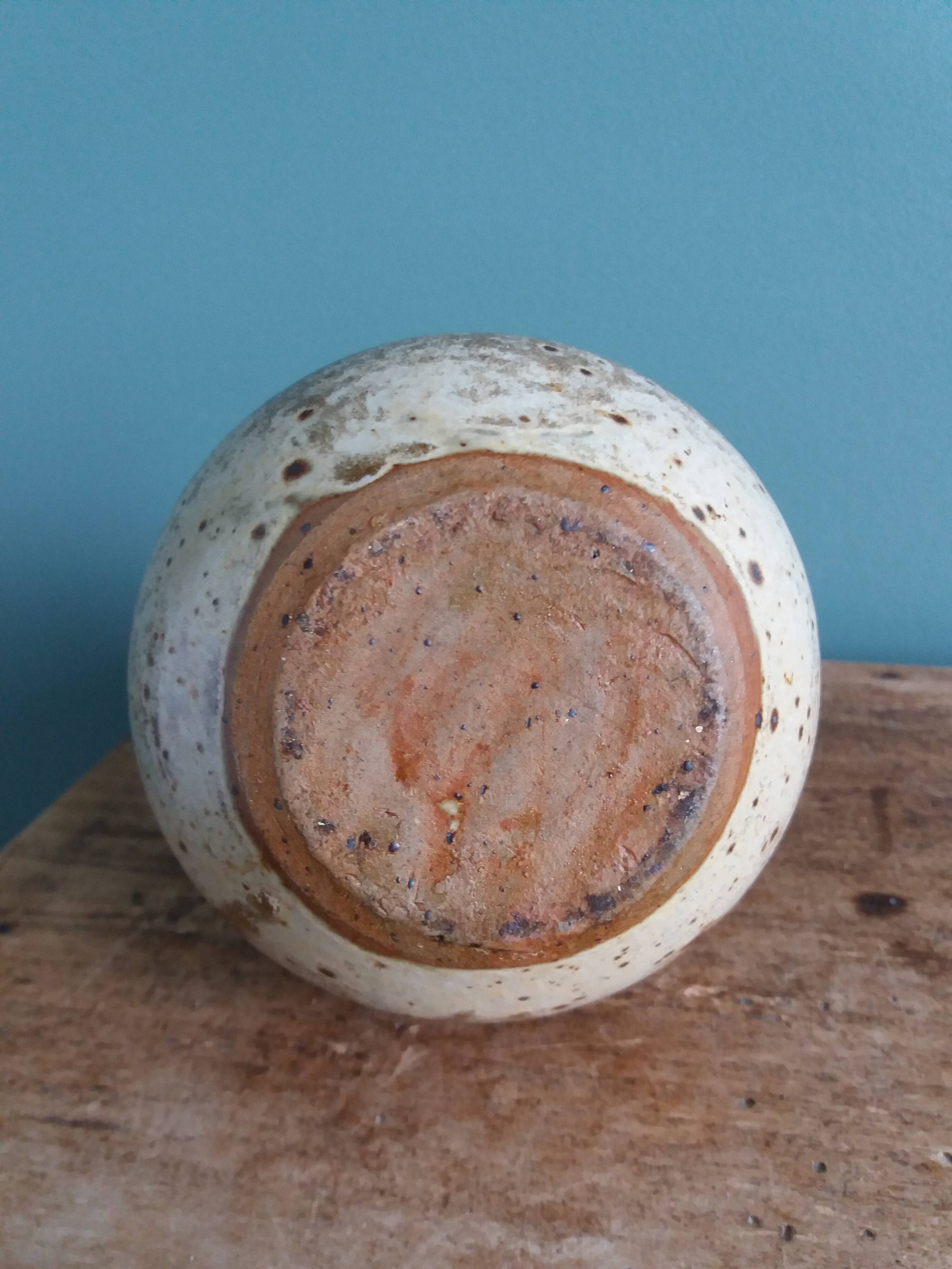 Vinegar pitcher in Puisaye stoneware by Jean-Pierre Prud'homme