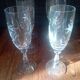 6 hand-cut crystal champagne flutes