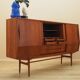 Teak highboard, Danish design, 1960s, made in Denmark