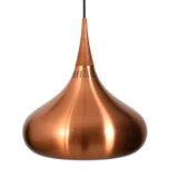 Jo Hammerborg Orient Pendel in Copper and Teak 1960s