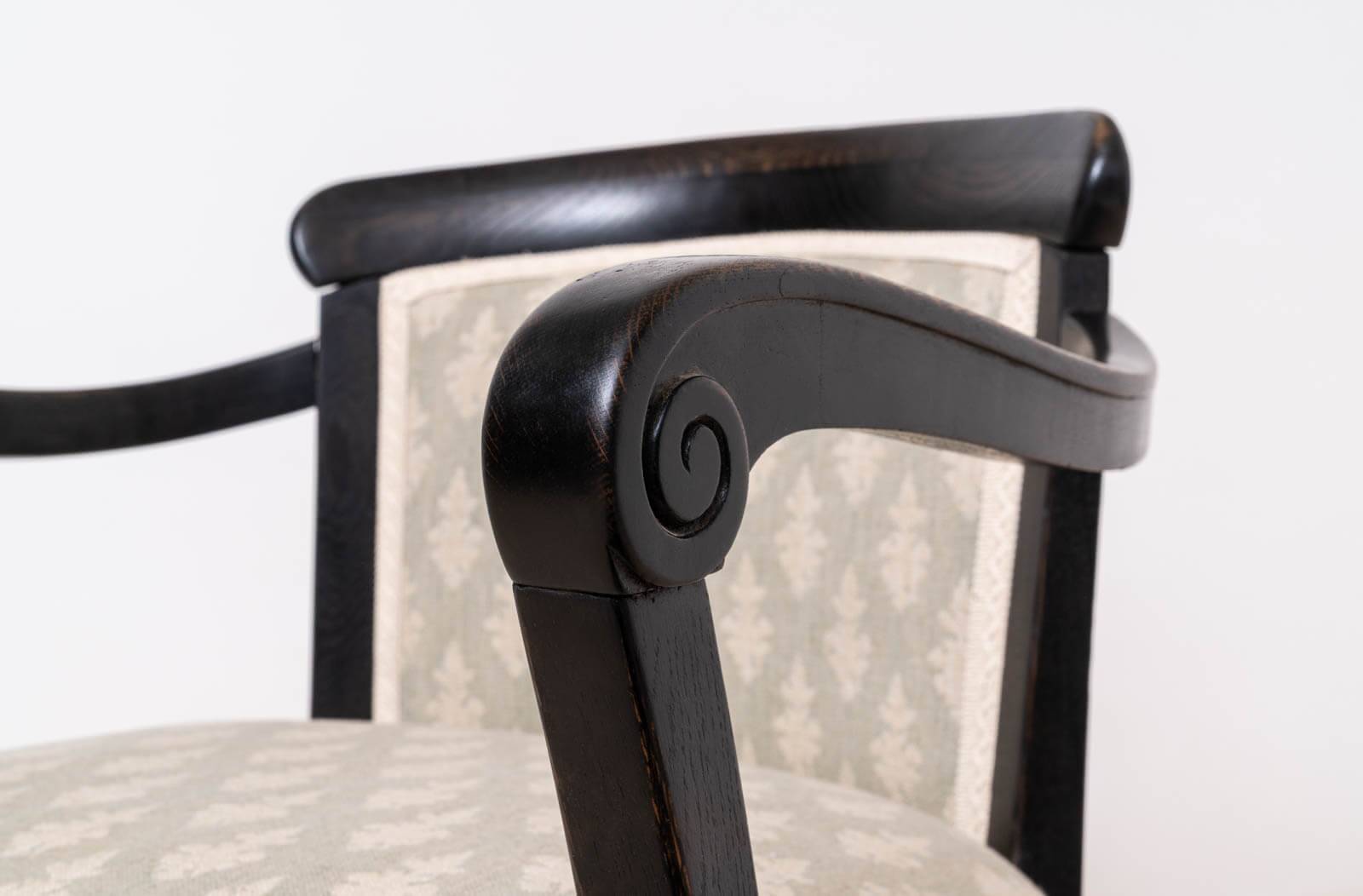 Set of 2 Biedermeier Armchairs in Rustic, Countryside Style, Austria, 1850s