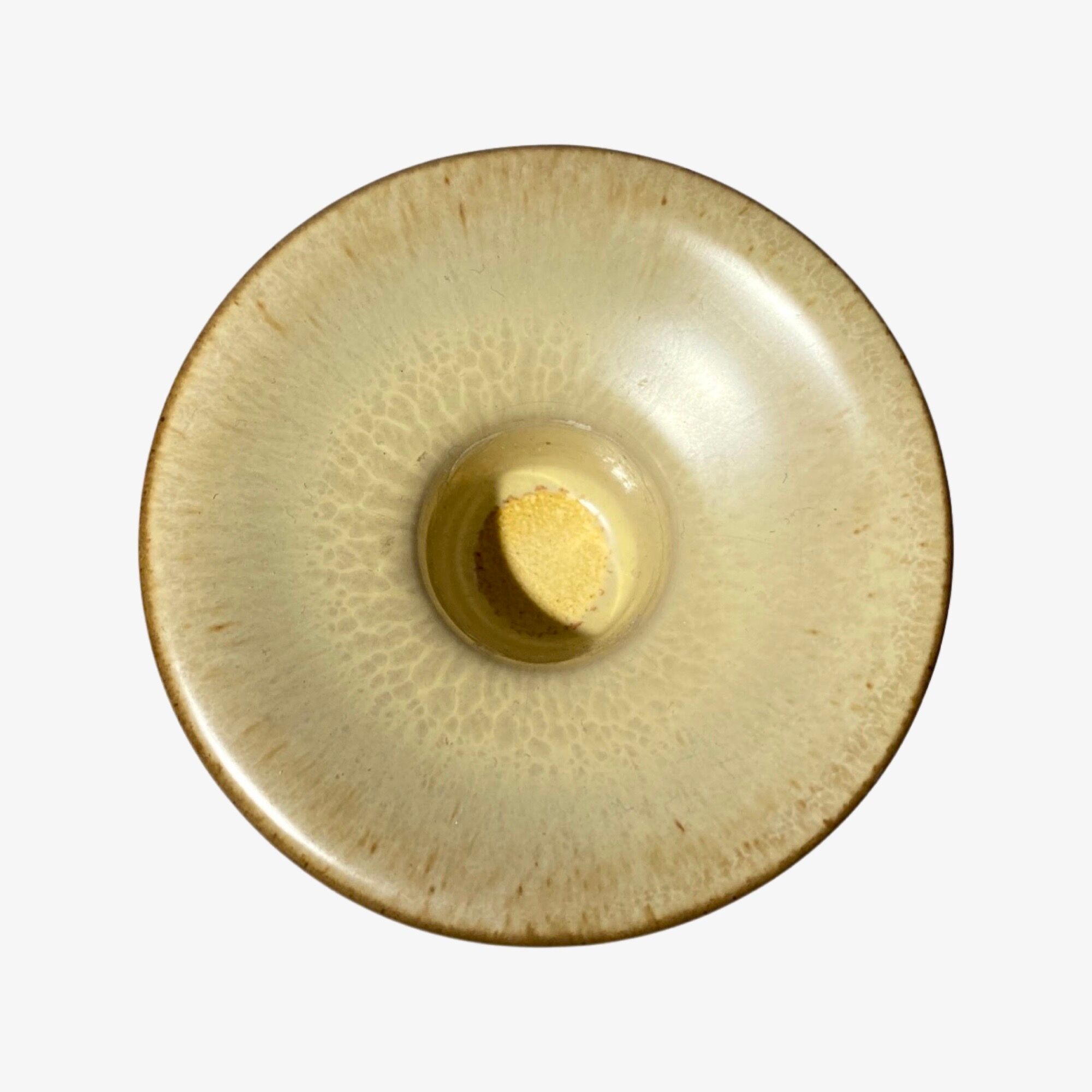 Vintage 'frank keramik denmark' candlestick holder