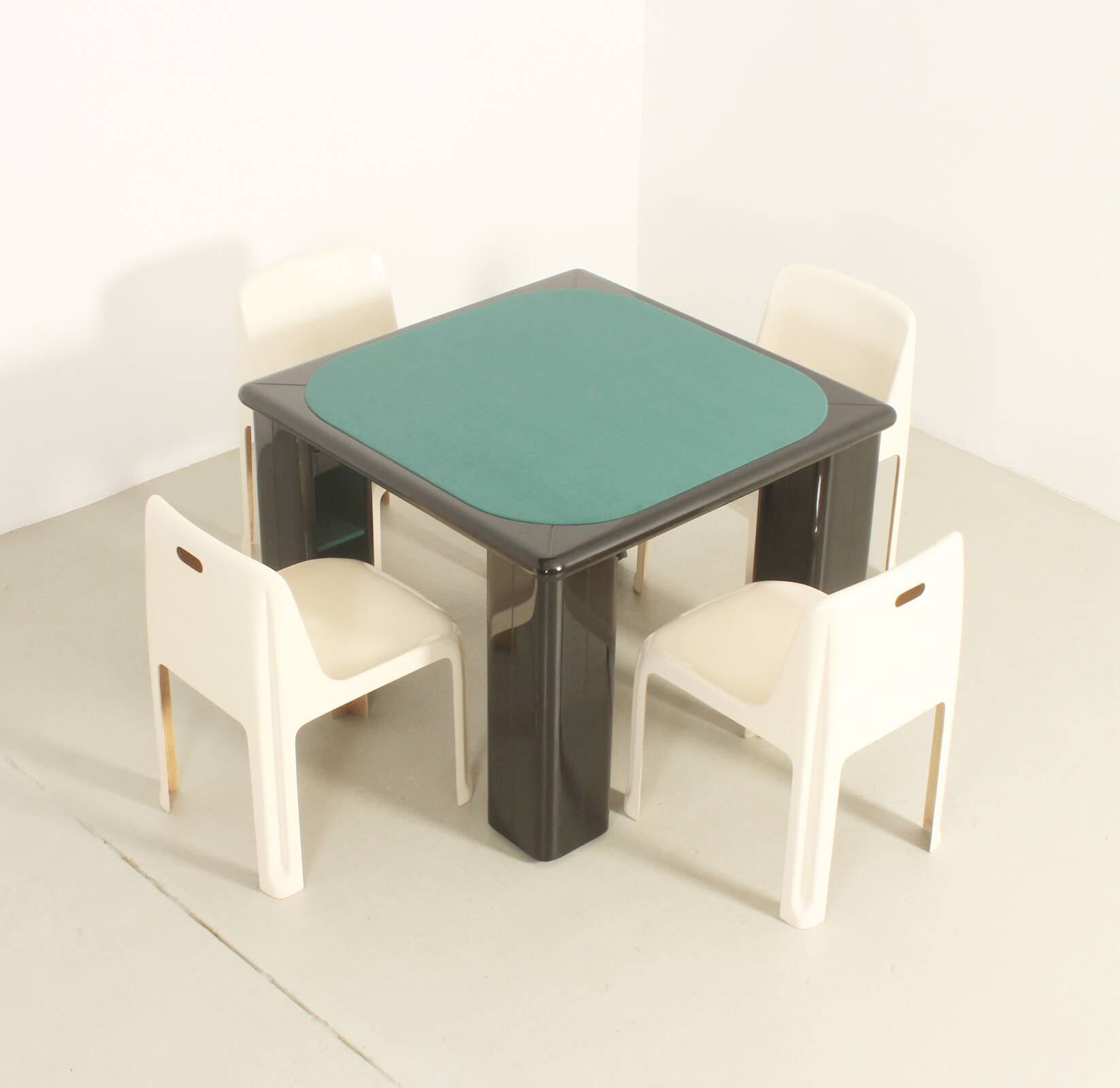 Game table by Pierluigi Molinari for Pozzi, Italy, 1970
