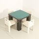 Game table by Pierluigi Molinari for Pozzi, Italy, 1970