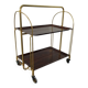 Vintage rosewood tea cart from Gerlinol, 1970s.