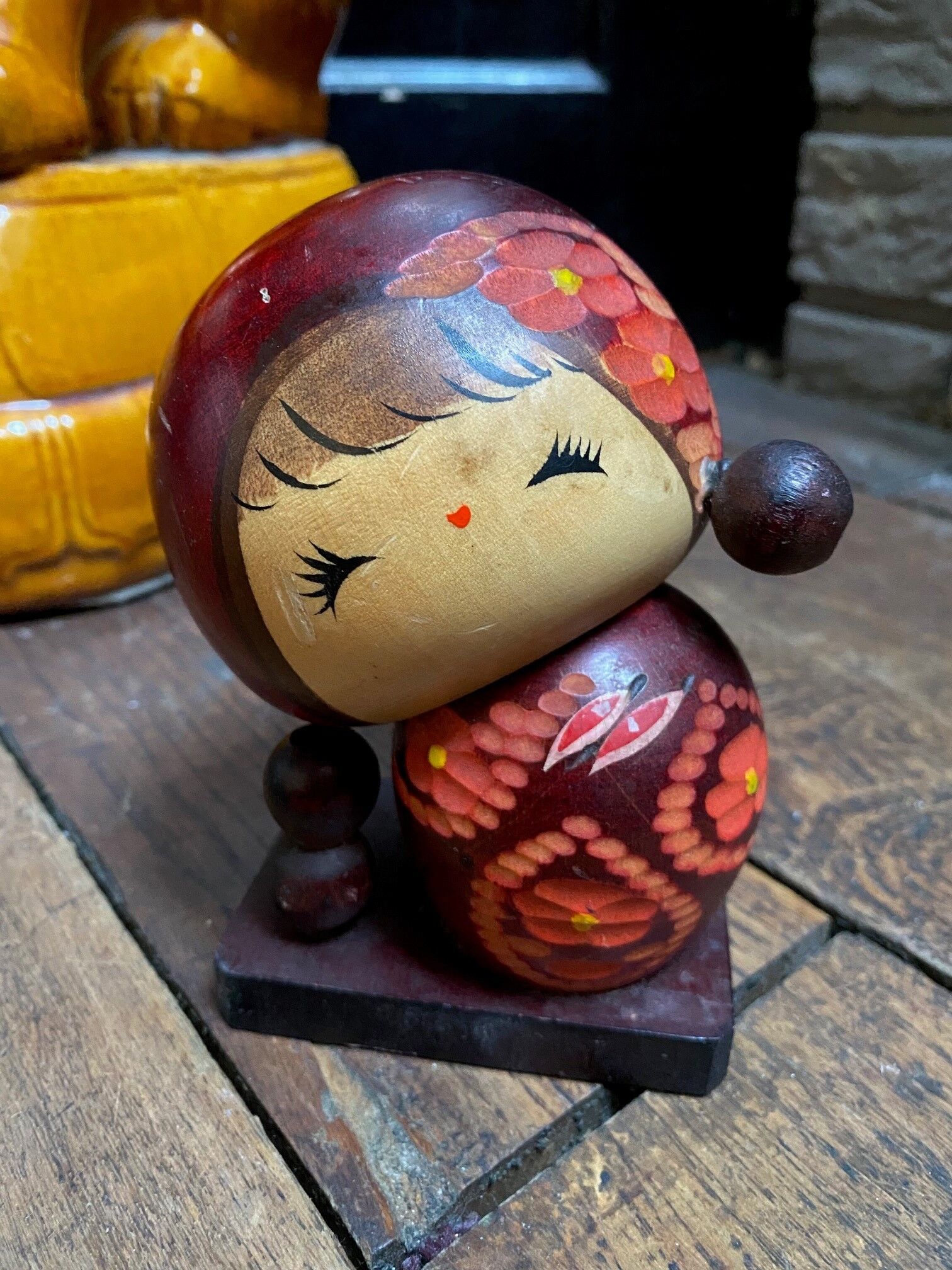 Kokeshi doll vintage Japan Chie Tamura