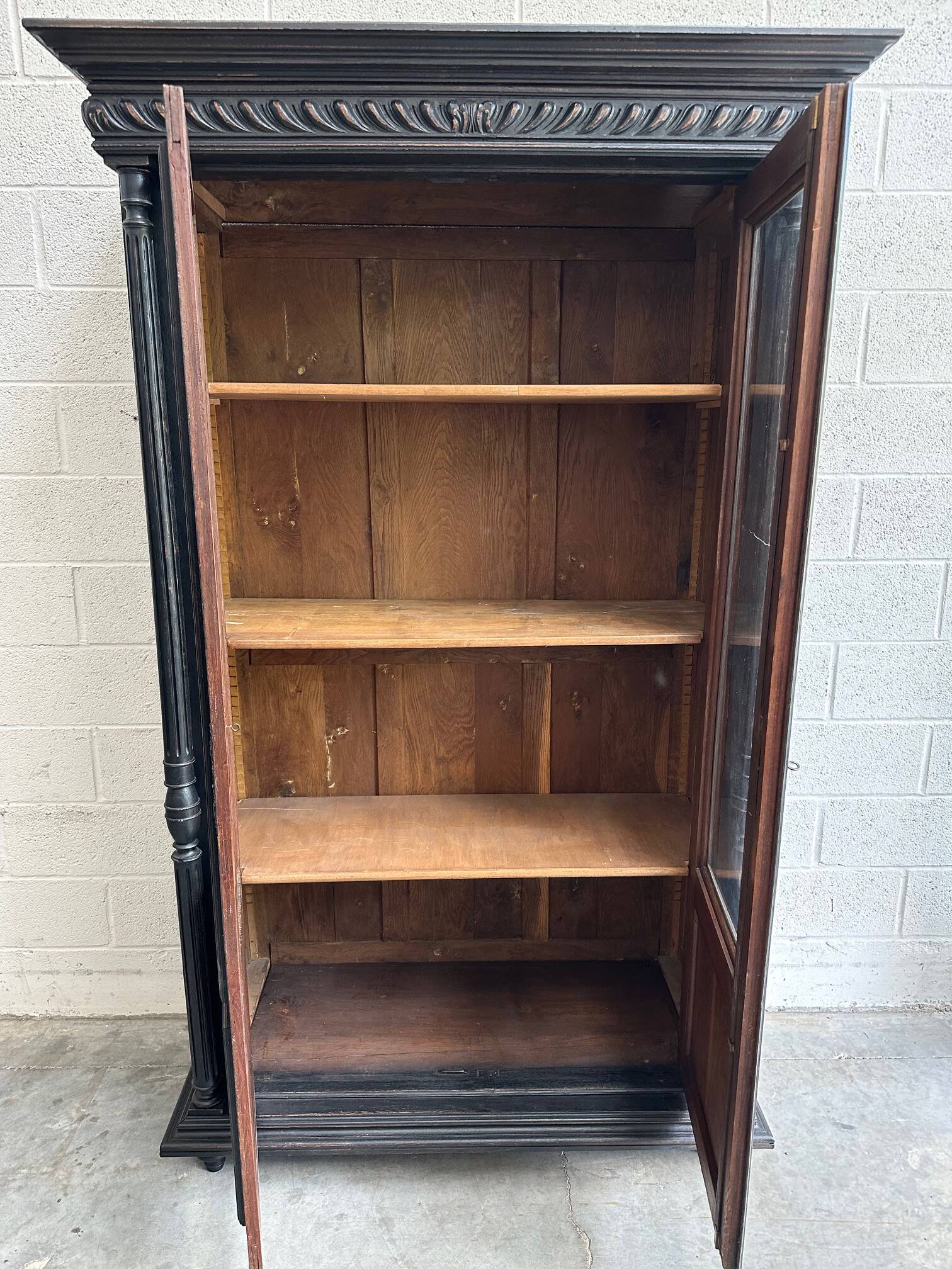 Patinated library, late 19th century