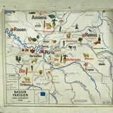 Normandy pedagogical map 1964