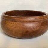 Large exotic teak wood salad bowl