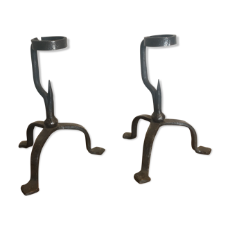 Iron candlestick