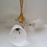 50s rockabilly three-light chandelier