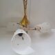 50s rockabilly three-light chandelier