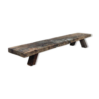 Grande table basse 1900 en chêne