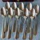 Christofle small spoons, Japan pattern