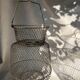 Antique French wire fishing basket