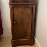 Louis Philippe walnut bedside table