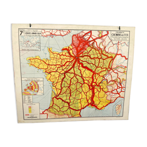 Carte 7 - france chemins de fer