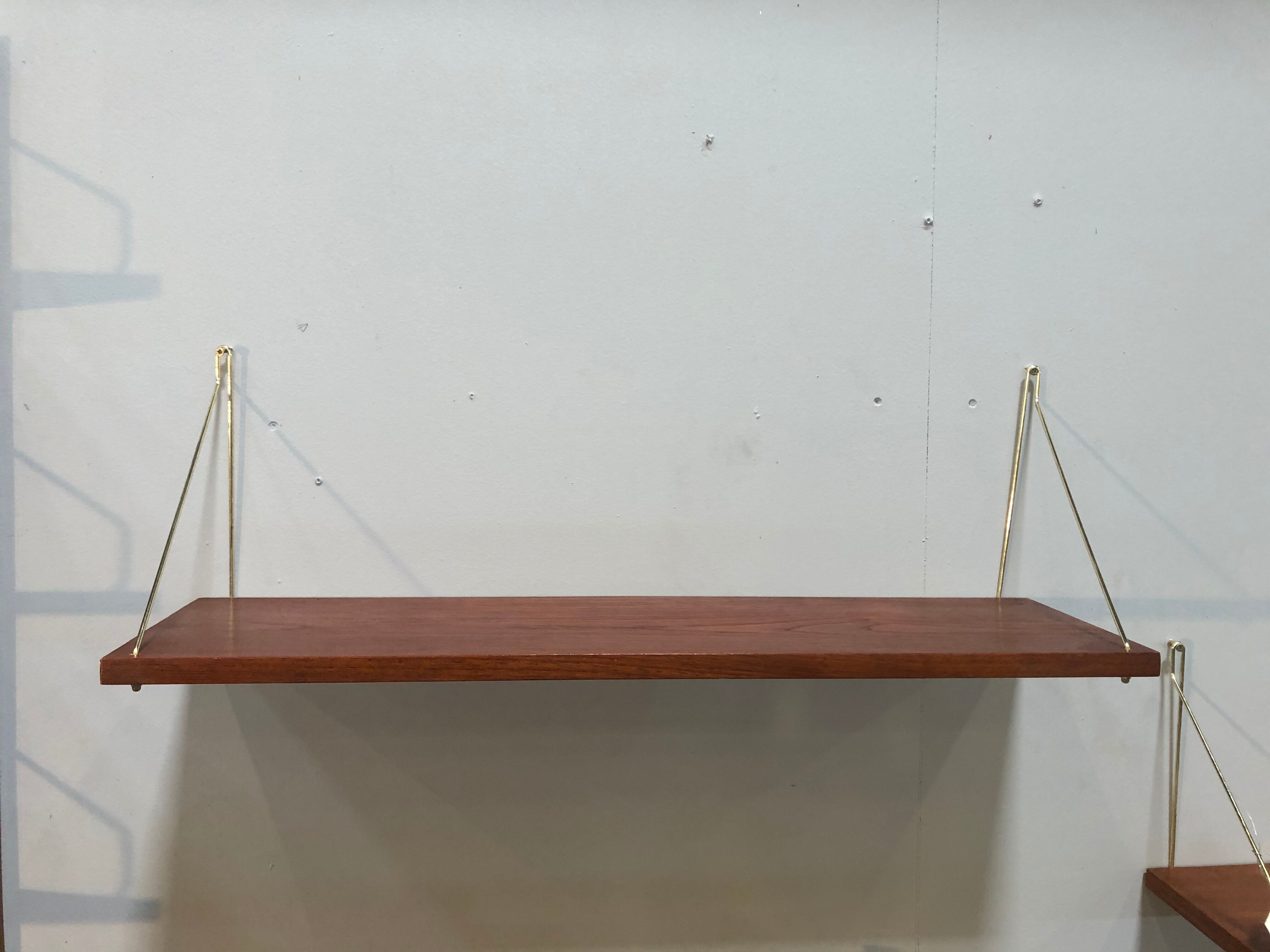 Danish wall shelf