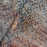 bohemian Berber carpet Boujad salmon in wool