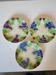 3 plates Sarreguemines in slip