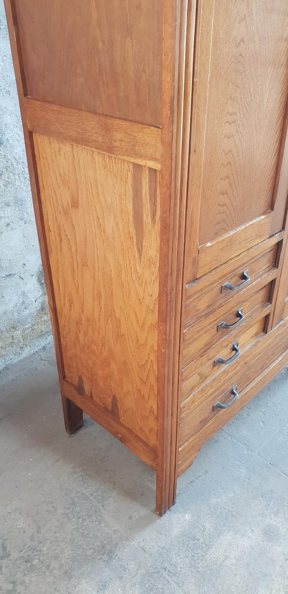 Art-deco style glazed cabinet