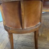 Restored art deco bench and matching armchair