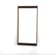 Scandinavian mirror in rosewood and leather, Sweden, 1960, 115cm x 57cm