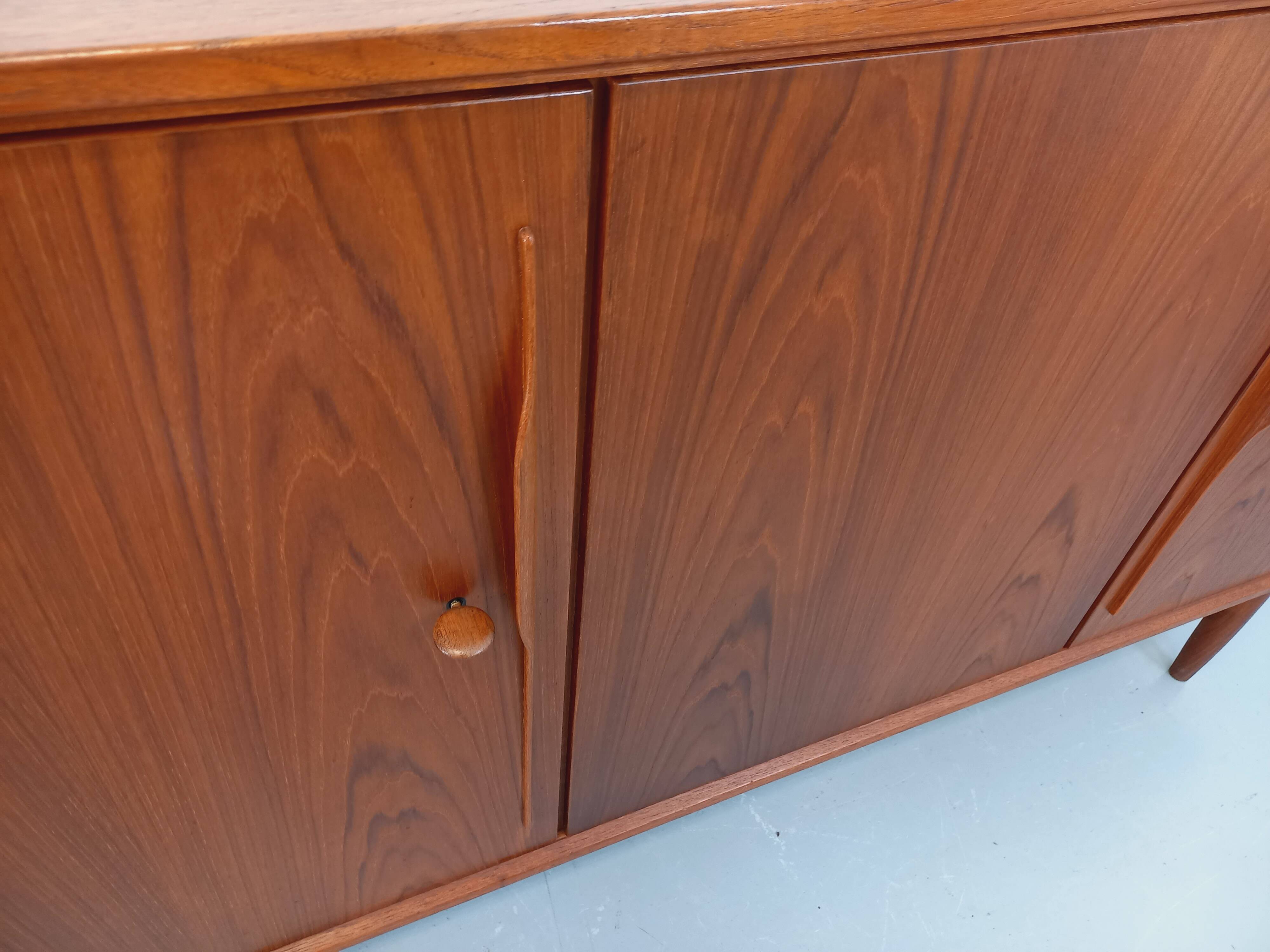 Vintage Swiss Teak Scandinavian style sideboard in teak from the 60s