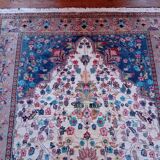 Tapis pakistanais en laine et soie fait main