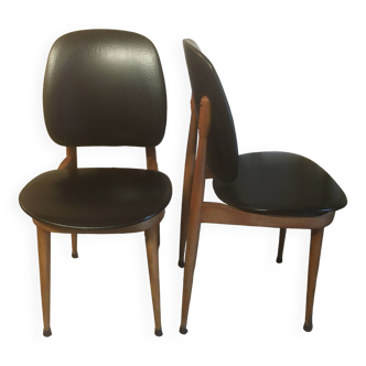 Pair of Pegase chairs by Baumann 1960