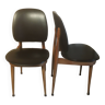 Paire de chaises Pegase par Baumann 1960