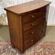 Commode Victorienne anglaise en acajou XIXème