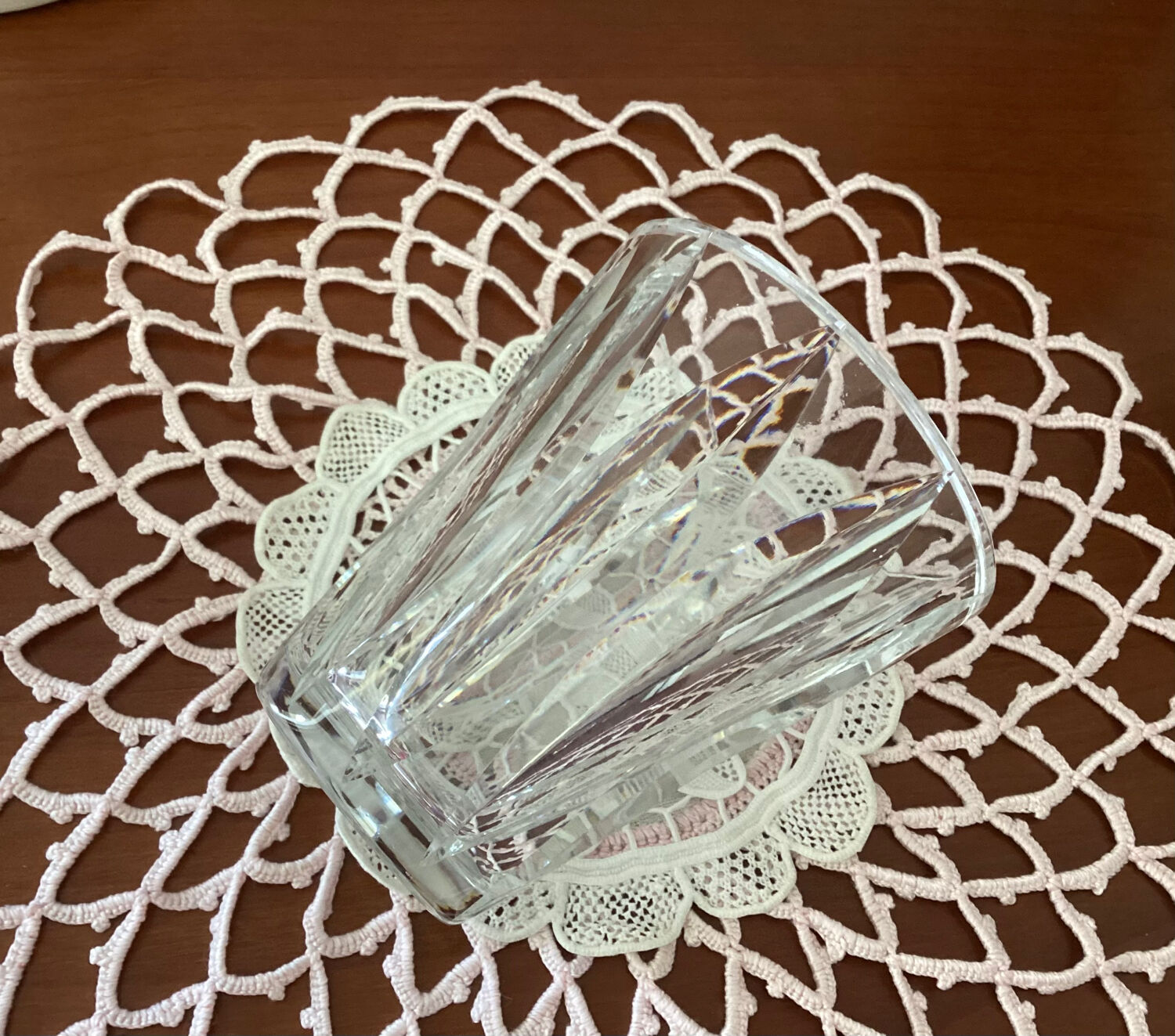 Crystal vase St Louis France