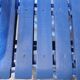 Paire de fauteils de jardin ou de terrasse bleu outremer