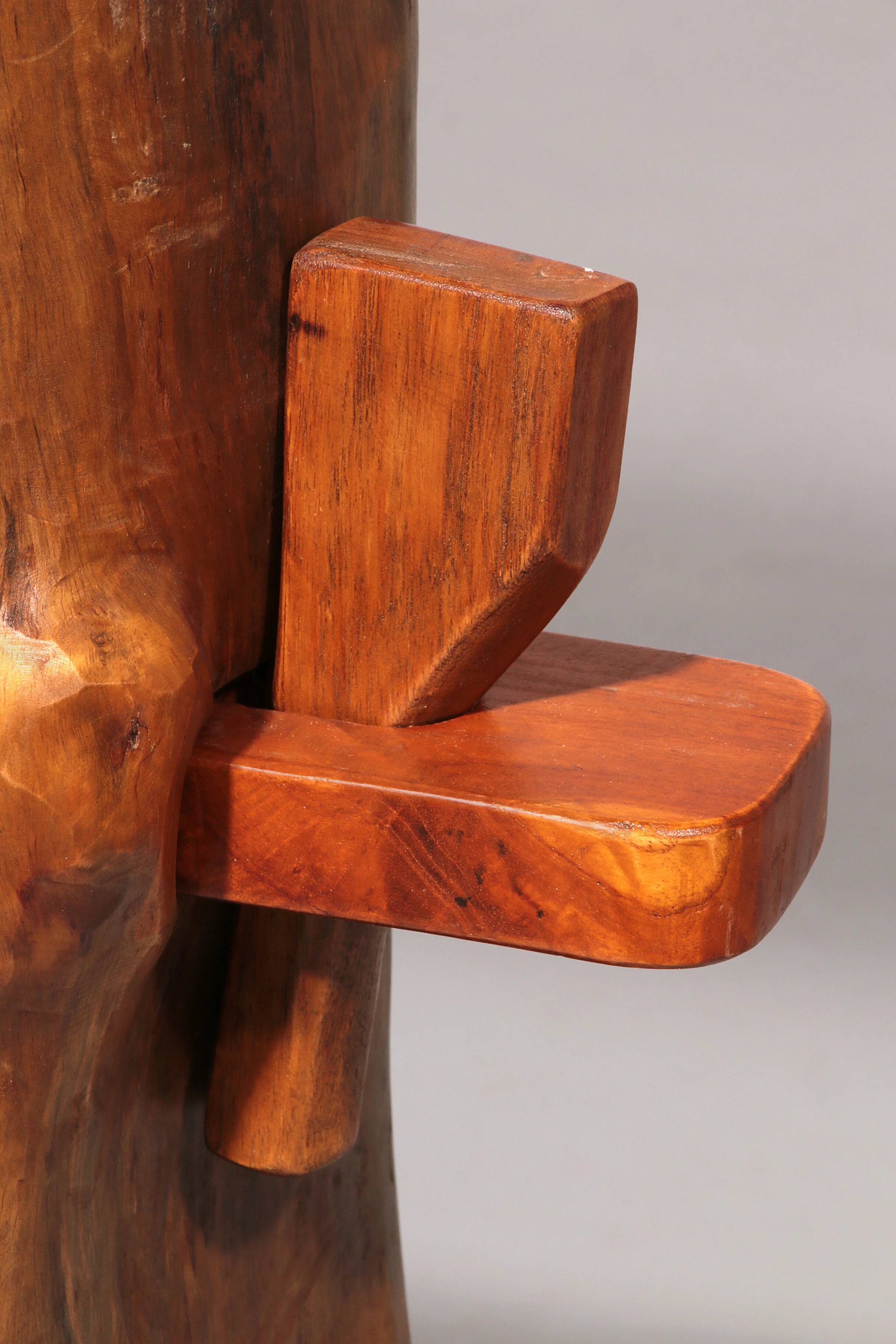 A playful mid-century French wooden bookcase 1960